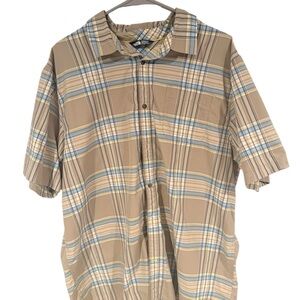 The North Face Plaid Short Sleeve Button Up Shirt – Men’s XL Casual
